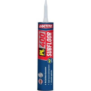 Loctite 28 fl. oz. PL 400 VOC Subfloor and Deck Adhesive (12 Pack) 1602142 at The Home Depot