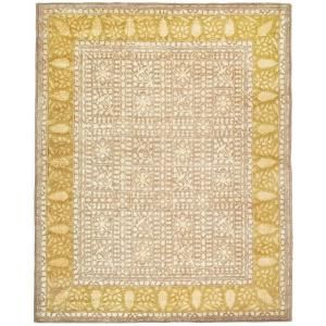 Safavieh Silk Road Beige and Light Gold 8 ft. 3 in. x 11 ft. Area Rug SKR214A 9
