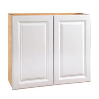 Home Decorators Collection Assembled 24x30x12 in. Wall Double Door Cabinet in Hallmark Arctic White W2430 HAW