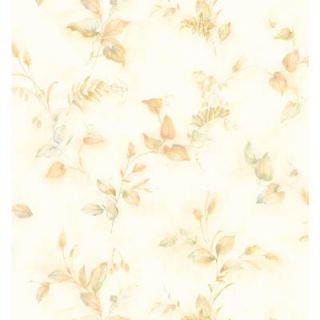 Brewster 56 Sq. Ft. Crinkle Leaf Wallpaper 137 43227
