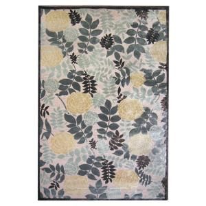 Lanart Moon Lily Win.ter 5 ft. x 7 ft. 6 in. Area Rug MOONL5X8WI