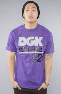 DGK The All Day Sport Tee in Purple