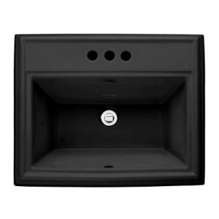 American Standard Town Square Self Rimming Bathroom Sink in Black DISCONTINUED 0700.004.178