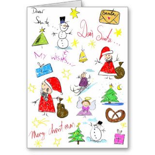 Kids Christmas Card for them to give