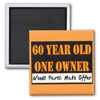 60 Year Old, One Owner   Needs Parts, Make Offer Fridge Magnets