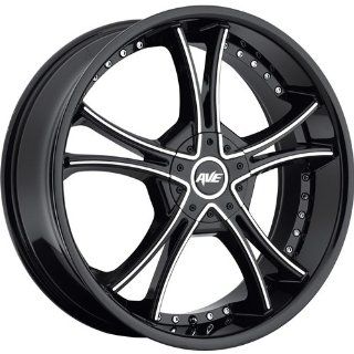 Avenue A604 18 Black Wheel / Rim 4x100 & 4x4.5 with a 40mm Offset and a 73.00 Hub Bore. Partnumber A604 1875000840B: Automotive