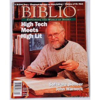 Biblio Magazine   December 1998. Volume 3, Number 12: Biblio Magazine: Books