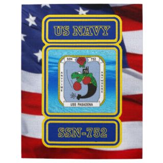 USS Pasadena SSN 752 Crest Puzzle