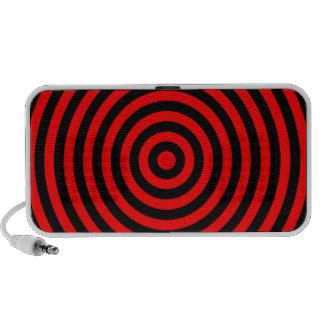 Optical Black and Red Doodle Speaker