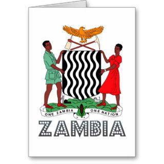 Zambian Emblem Cards