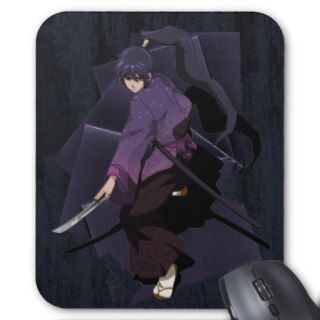Anime Samurai   Violet Ebony Mouse Pads