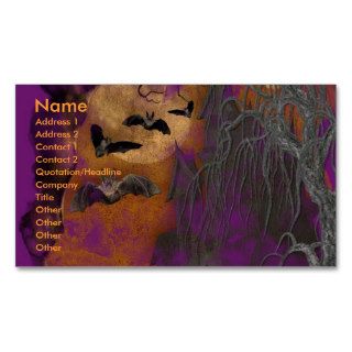Halloween   Just a Lil Spooky   Schnauzer Business Card Templates