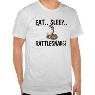 Eat Sleep RATTLESNAKES Tshirts