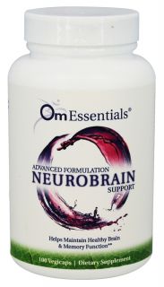 OmEssentials   Advanced Formulation NeuroBrain Support   100 Vegetarian Capsules