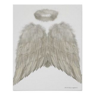 Angel Wings and Halo Posters