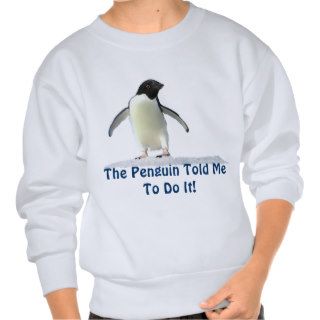 Cute Funny Penguin Kids Sweater! Sweatshirts