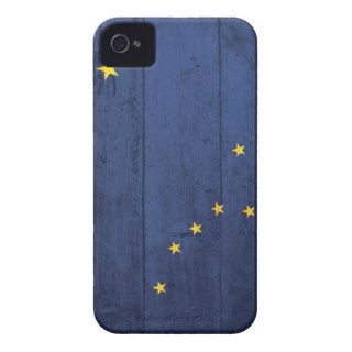 Old Wood Alaska Flag iPhone 4 Cover