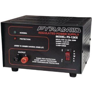 AWM Pyramid Ps12Kx Power Supply (10 Amp 13.8V)   Mobile Audio Hook Up Accessories