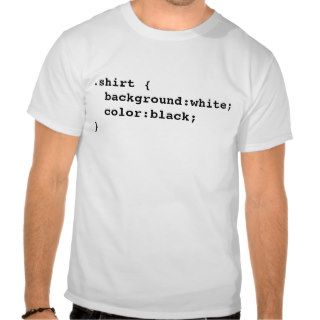 CSS Geek White T Shirt