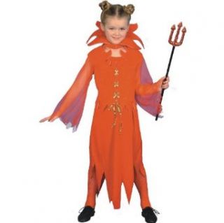 Teufelkostüm Mädchen Kostüm Teufel Teufelin Gr. 128 134: Bekleidung