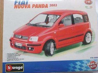 Fiat Panda Rot Red 2003 Metall Bausatz Kit 1/24 Bburago Burago Modellauto Modell Auto: Spielzeug