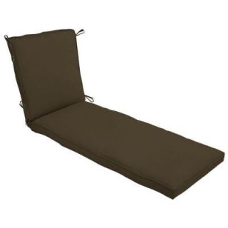Hampton Bay Java Texture Outdoor Chaise Cushion DISCONTINUED FC01273B 9D1