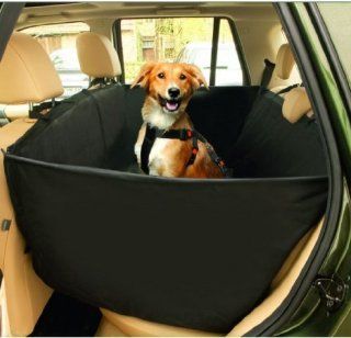 Hunde PKW Schondecke Autositz Hundeschondecke Autorücksitzdecke Autoschondecke mit Seitenteilen Schwarz  135 x 148 cm: Haustier