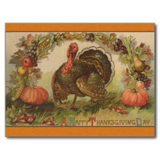 Happy Thanksgiving Vintage Art Cards Postcards