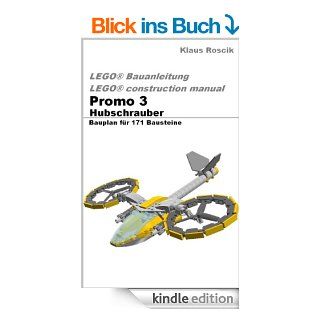Promo 3   Hubschrauber   Bauplan fr 171 Bausteine   LEGO Bauanleitung   construction manual eBook: Klaus Roscik: Kindle Shop