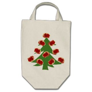 Holiday Meat Tree Canvas Bag