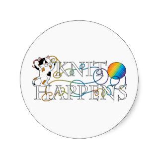 Knit Happens Stickers