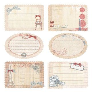 Prima   En Francais Collection   Journaling Notecards