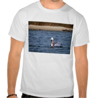 Brown Pelican color against water 2 T Shirts
