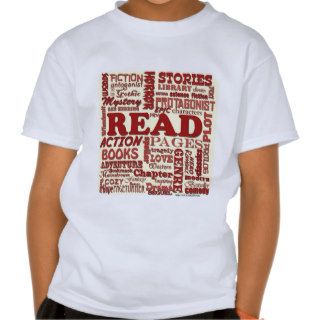 Read all about it red tshirt
