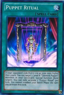 Yu Gi Oh   Puppet Ritual (NUMH EN054)   Number Hunters   1st Edition   Super Rare Toys & Games