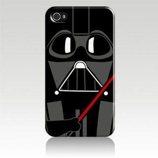 Star Wars Darth Vader and Storm Trooper Hard Iphone 4 4s Case White Pc Cover with Retail Packaging: Cell Phones & Accessories