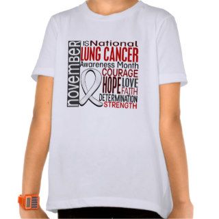 Lung Cancer Awareness Month Ribbon I2.3 T shirt