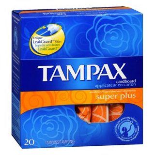 Special pack of 6 TAMPAX SUPER PLUS 20 per pack Health & Personal Care
