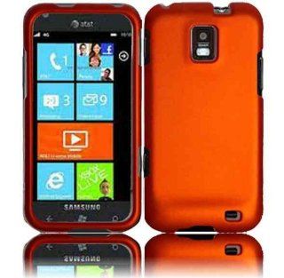 Orange Hard Cover Case for Samsung Focus S SGH I937: Cell Phones & Accessories