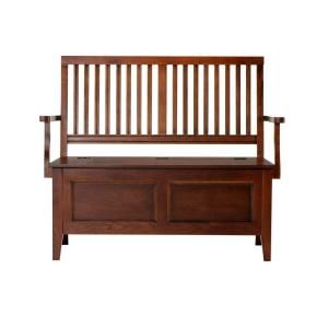 Martha Stewart Living Solutions 47 in. W Sequoia Wood Entry Bench 1035600960