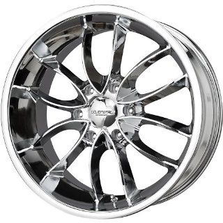 Liquid Metal Wishbone 22 Chrome Wheel / Rim 6x135 with a 25mm Offset and a 87.1 Hub Bore. Partnumber 31 2236C Automotive