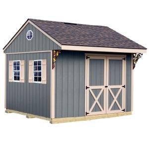 Best Barns Northwood 10 ft. x 10 ft. Wood Storage Shed Kit with Floor including 4x4 Runners northwood_1010df