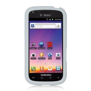 VMG Samsung Blaze 4G Soft Gel Skin Case   CLEAR Frosted Milky White Premium 1: Cell Phones & Accessories