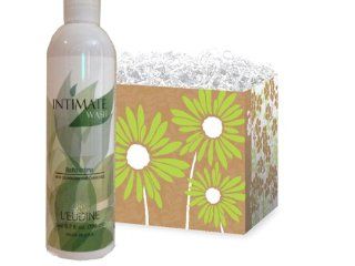 L'eudine 2 piece Gift Set for Women Leudine Intimate Feminine Wash with Cranberry and Chamomile, 6.7 fl oz. & Brown Flower Gift Box 