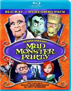 Mad Monster Party Combo Pack BD + DVD [Blu ray]: Boris Karloff, Jules Bass: Movies & TV