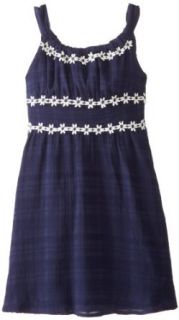 My Michelle Girls 7 16 Dress with Daisy Trim: Clothing