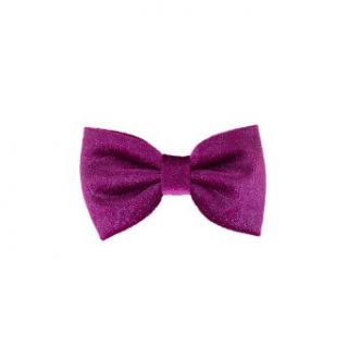 Mrs Bow Tie Men's Shimmer Velvet Bow Tie Large Magenta Purple at  Mens Clothing store: