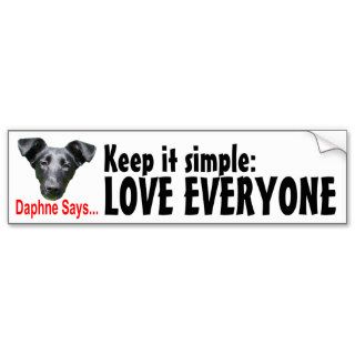 Love Everyone Bumper Sticker