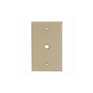 TV 1 Hole Wall Plate Flush Mount smooth Finish ABS Plastic, Color: Bei: Switch Plates: Industrial & Scientific