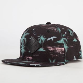 Howlie Mens Snapback Hat Black One Size For Men 237930100